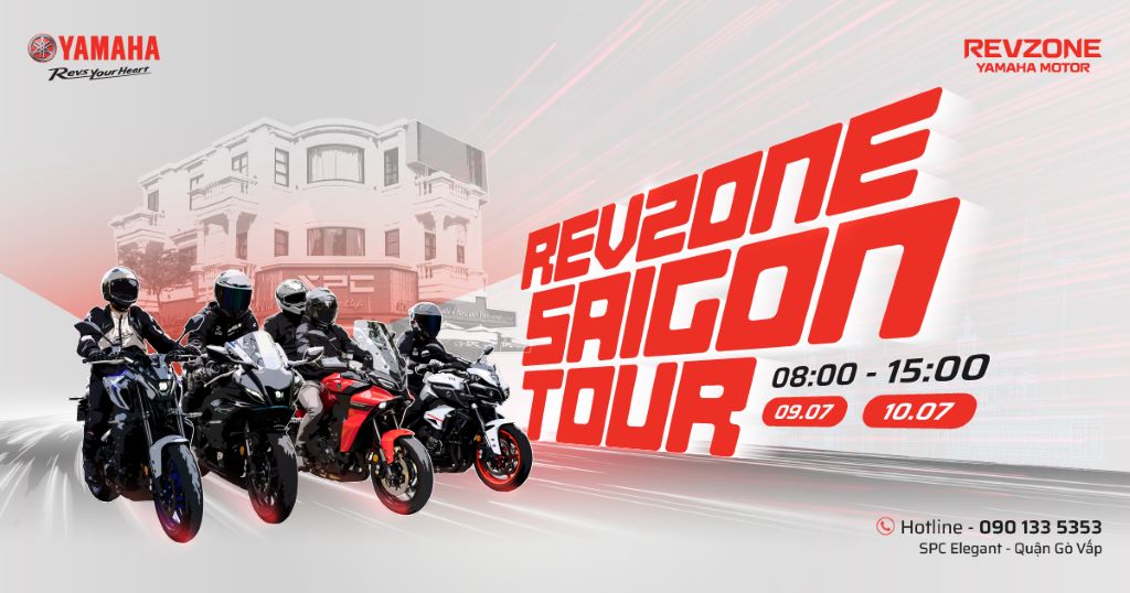Cùng Revzone Saigon Tour trải nghiệm lái thử xe Yamaha tại quận Gò Vấp
