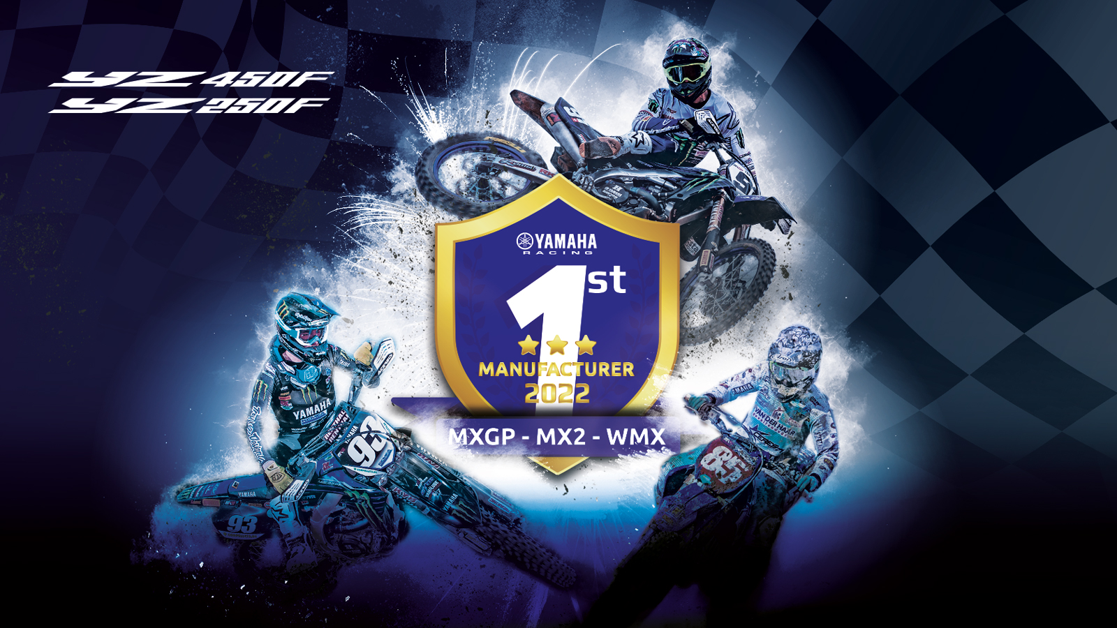 Yamaha ẵm trọn 3 danh hiệu Nhà sản xuất tại đấu trường Motocross
