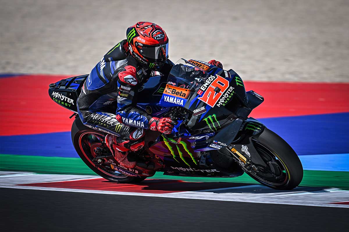 Các tay đua của Yamaha MotoGP Monster Energy giành điểm tại San Marino GP 2023