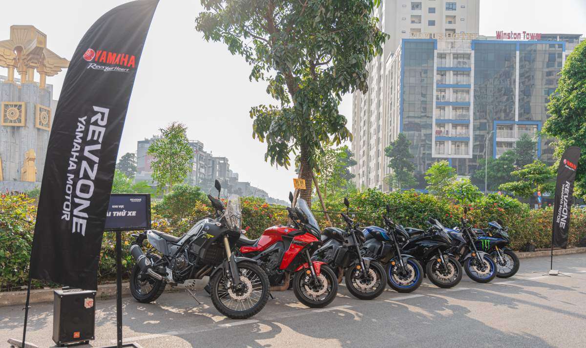 Sự kiện lái thử xe moto Yamaha tại Bắc Ninh